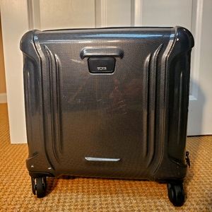 Tumi Carry On Black and Dark Grey Suitcase